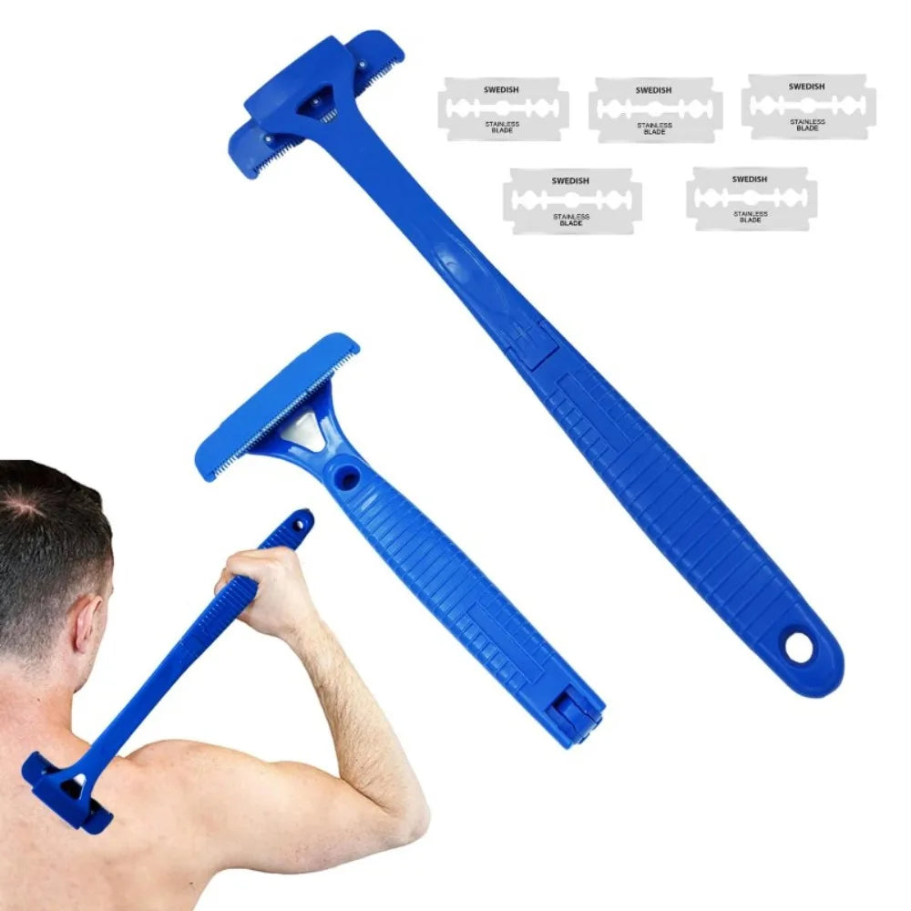 Long Handle Folding Shaver for Men