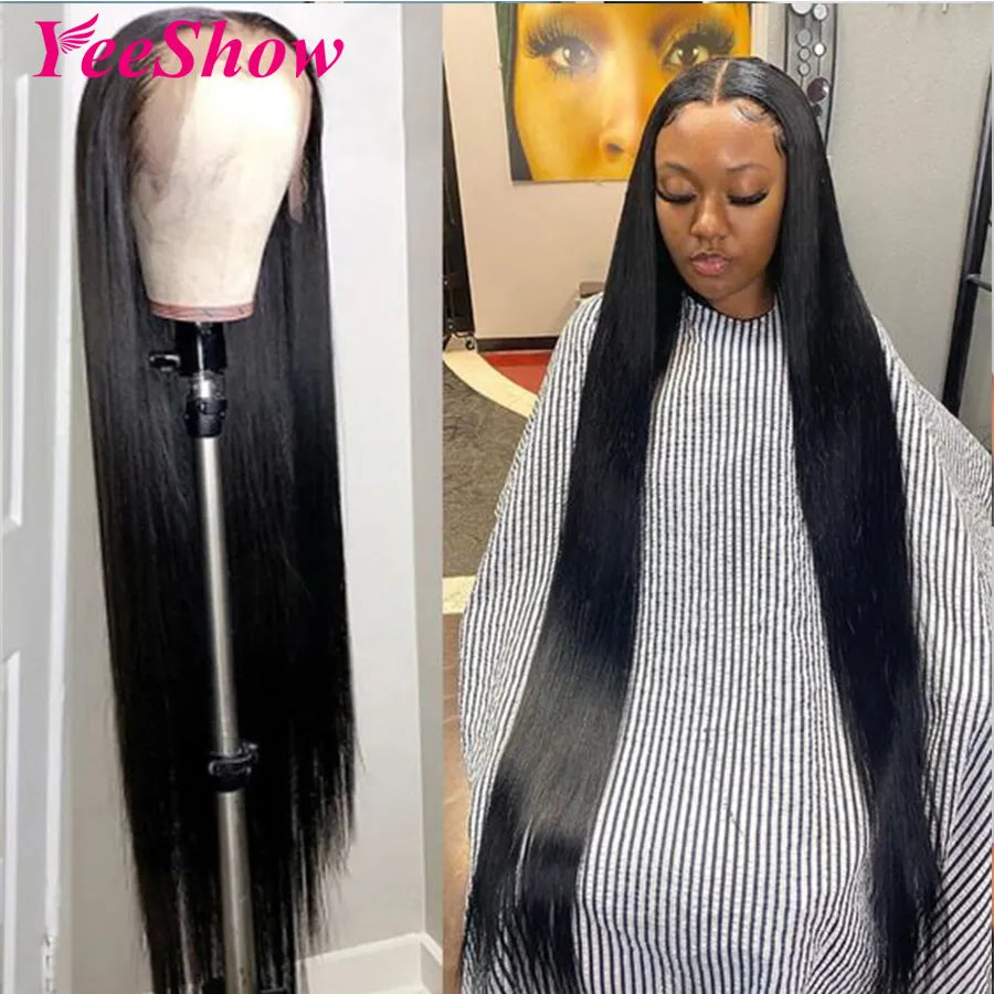 Straight Lace Front Wigs 13x6 HD Transparentzilian Straight Human