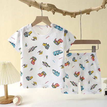 Children's Clothing Summer Short Girl T-shirt shorts Cotton Suit Baby