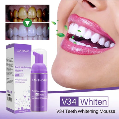 50ml V34 Mousse Toothpaste Teeth Whitening