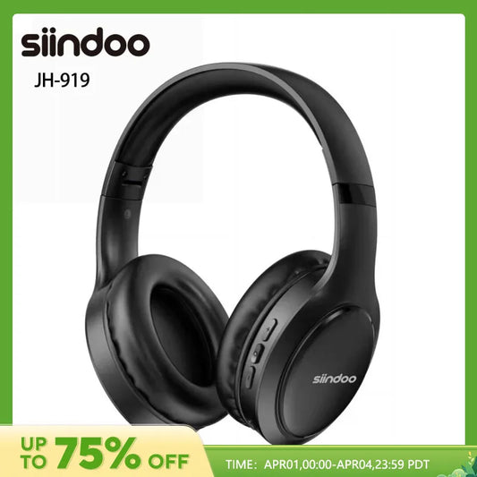 Siindoo JH919 Wireless Bluetooth Headphones Foldable