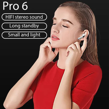 TWS Pro6 Earphone Bluetooth Hmsung Android