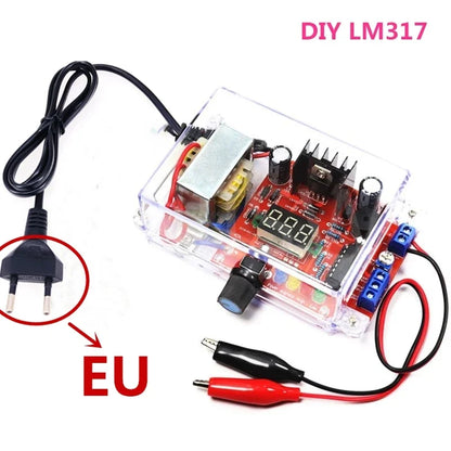DIY Kit LM317 Adjustable Regulated Voltage 110V 220V