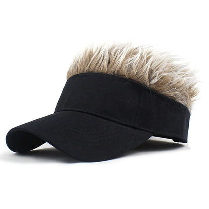 2023 Men Women Baseball Cap With Spiked Hairs Wig