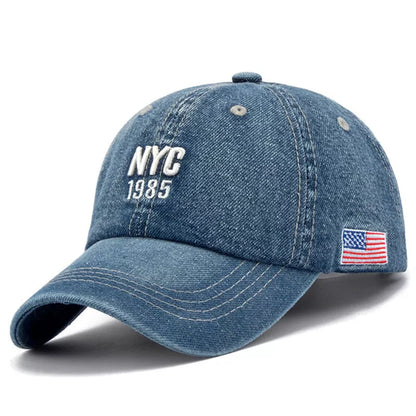 2024 Denim Baseball Cap Men Women Embroidery