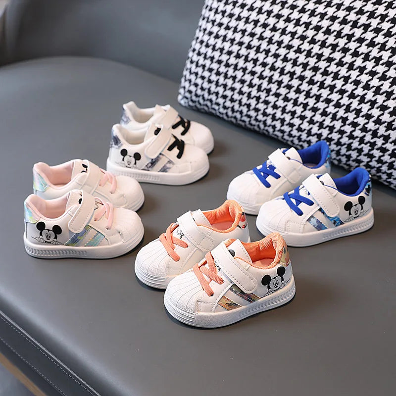 Disney White Casual Shoes For Baby Boy Girl Brand Choes
