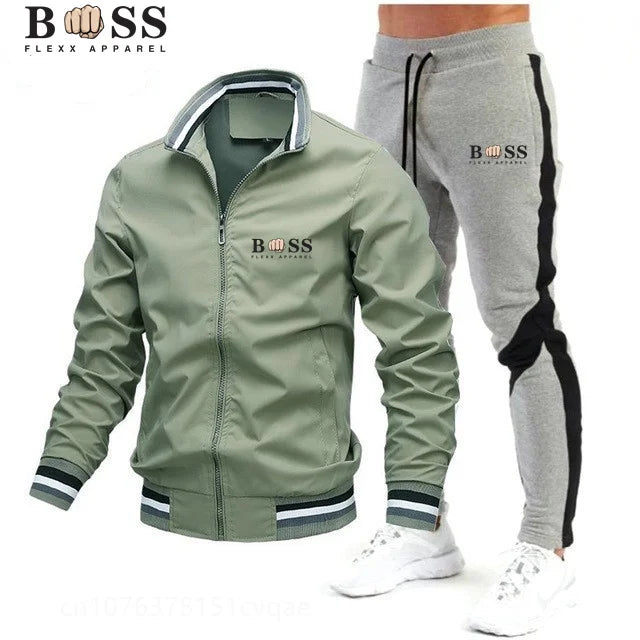 per Stand Collar Sports Suit Jogging Fitness