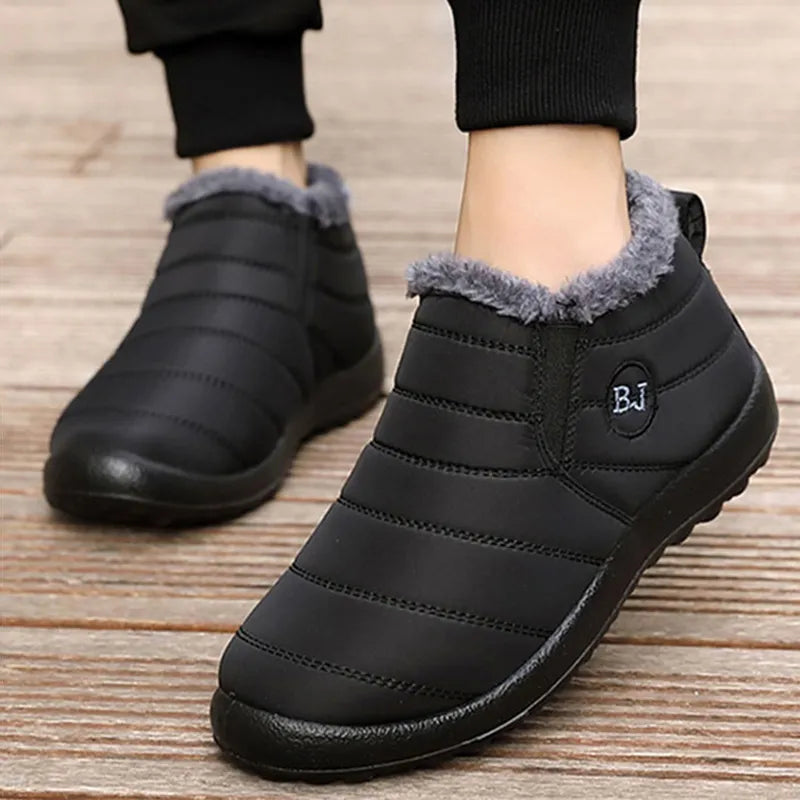 Women Boots Lightweight Winter Slack Couple Waterproof Winter Boots Plus Size