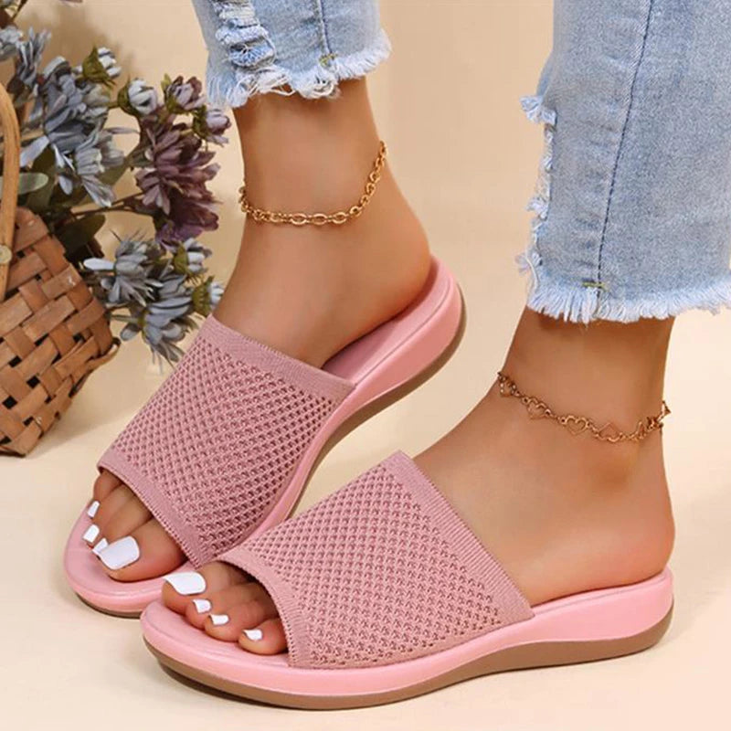 Sandals Women Elastic Force Summer Shoes Women Flat