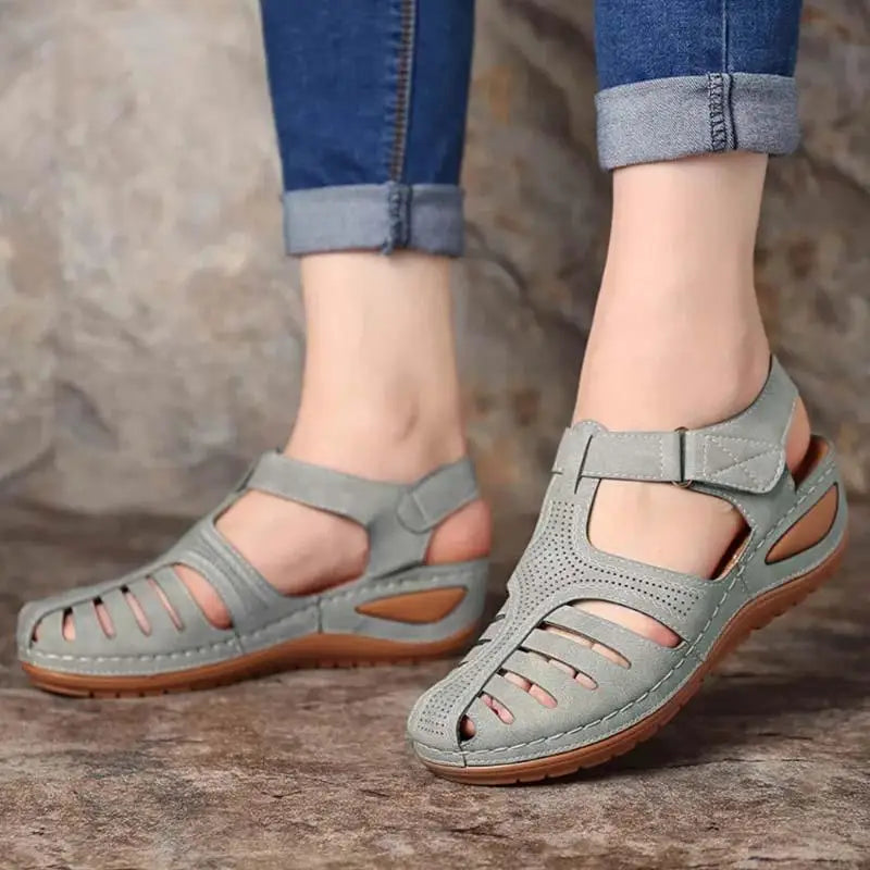Women Shoes Sandals Premium Mid Heels Platform