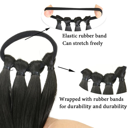 DIY Ponytail Extensions Synthetic Boxing Braids