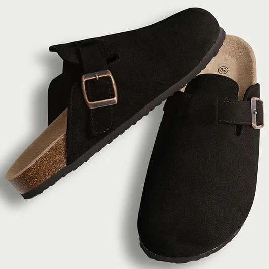 Comwarm Cork Footbed Clogs For Women Men