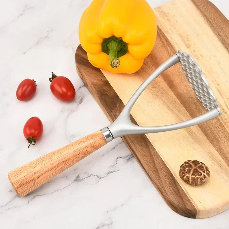 Manual Potato Masher Meat Potato Pressor Tool Whisk Food Cutter Crusher Home Kitchen Gadgets Multifunctional Garlic Pusher