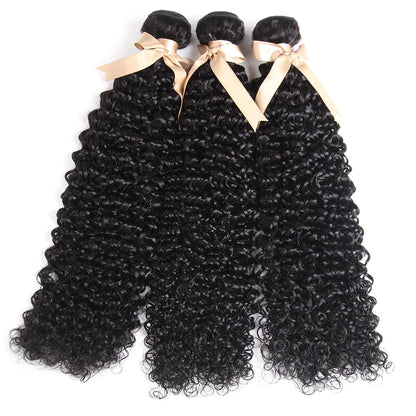 Indian Kinky Curly Bundles Human Hair Weaving Naturalurly Human Hair Extension