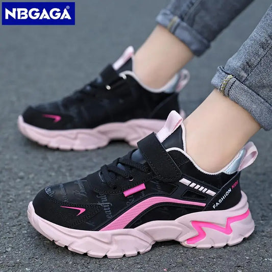 Kids Casual Pink Girls Leather Shoes Fashion Fs Children Sports Girl's