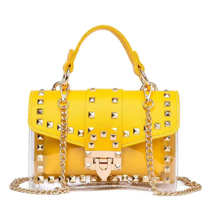 2022 New Chains Rivet Women Handbags