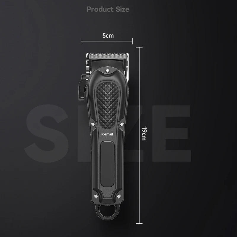 Kemei rechargeable hair clipper cordless beard hair