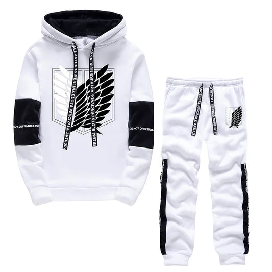 Men Tracksuit Two Piece Set 2024 uit Man Hoodies Set Tracksuit Men Luxury