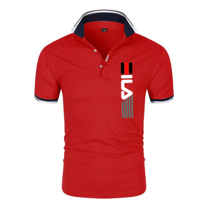 2023 Summer New Men's Lapel Anti-pillin Polo Shirt