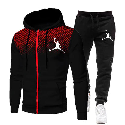 Men's hooded sweatshirt set, best-selling brand men's sports and jogging, 2023