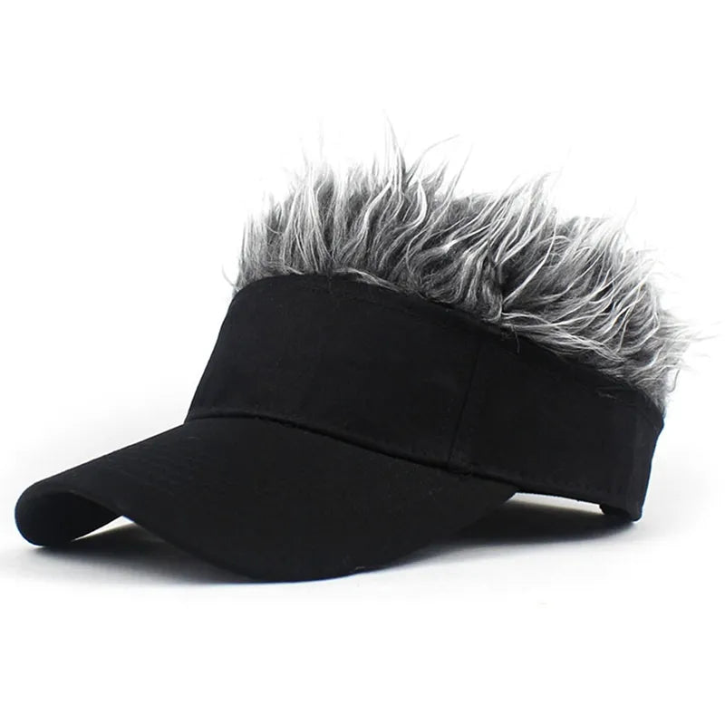 2023 Men Women Baseball Cap With Spiked Hairs Wig