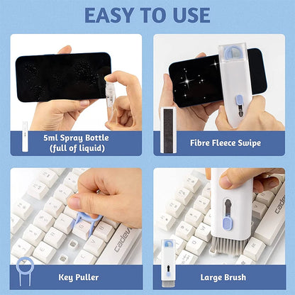 7-in-1 Keyboard Cleaning Kitg Bluetooth Earphones Cleaning Kit