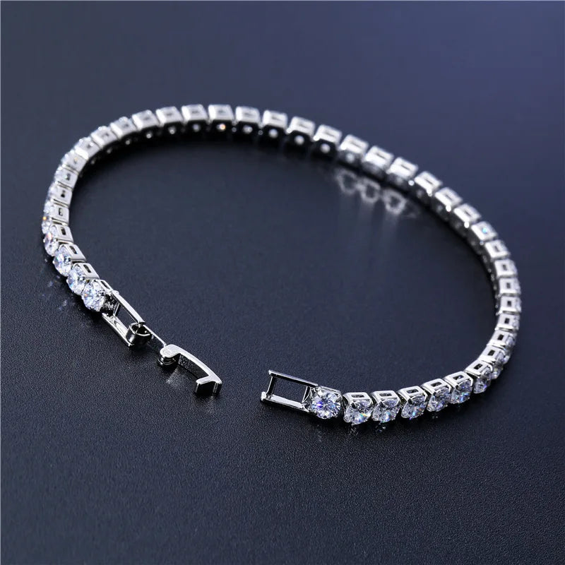 women and Men Bracelet CZ Chain Homme Jewelry