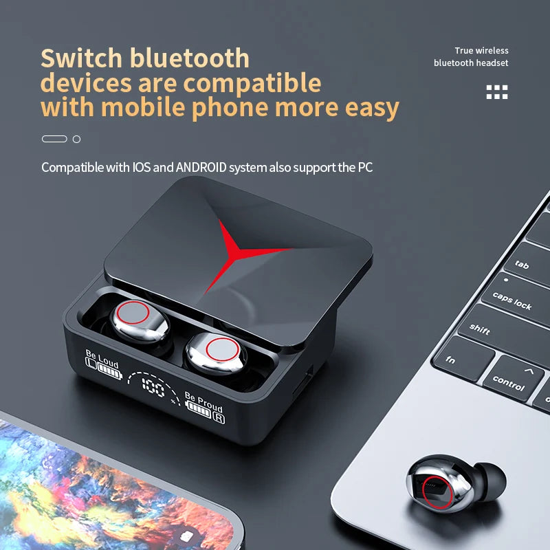 New M90 Wireless Headphones Sliding Cover