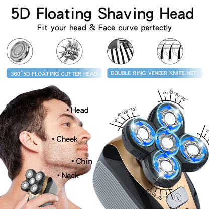 Electric Shaver For Men Rechargeable Bald Shaving