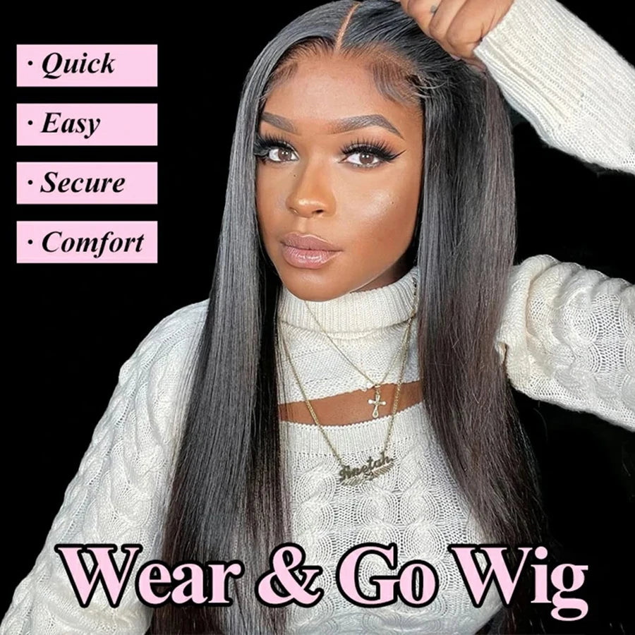 Glueless Straight Lace Wig 13x4 Lace Front Wigs Wear 6x4 5x5