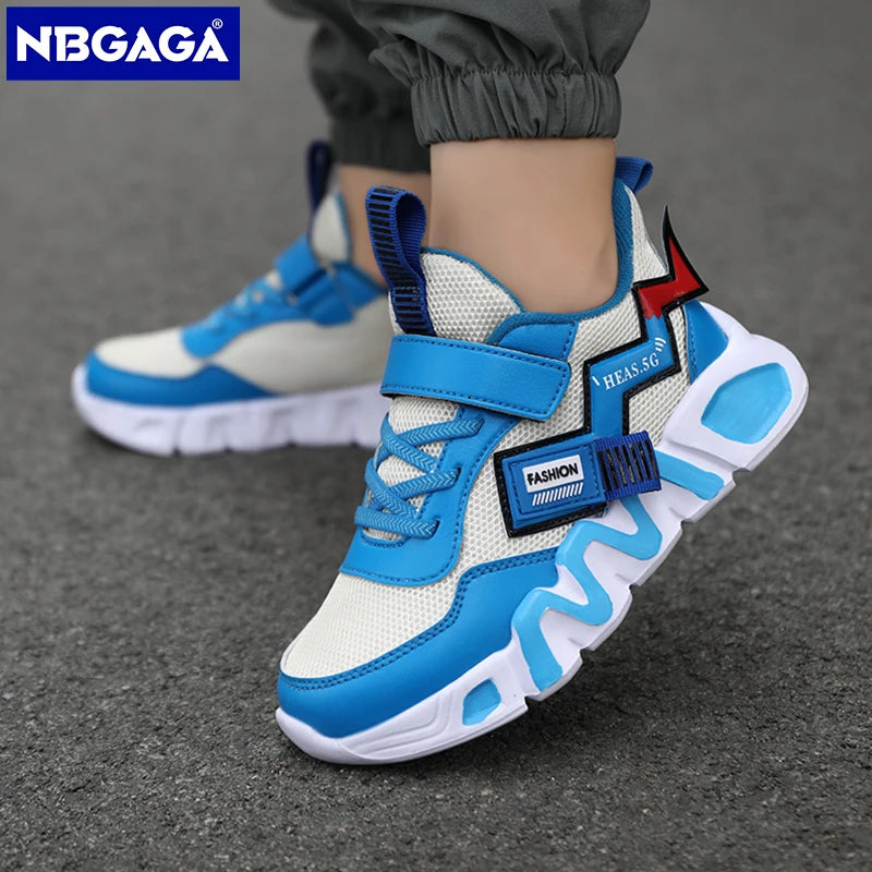 Cartoon Kids Shoes for Boys Mesh Sneakers Children Casual Sport