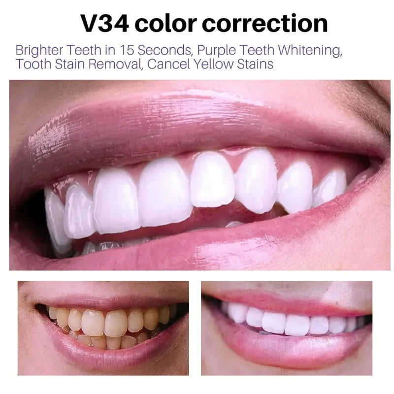 50ml V34 Mousse Toothpaste Teeth Whitening