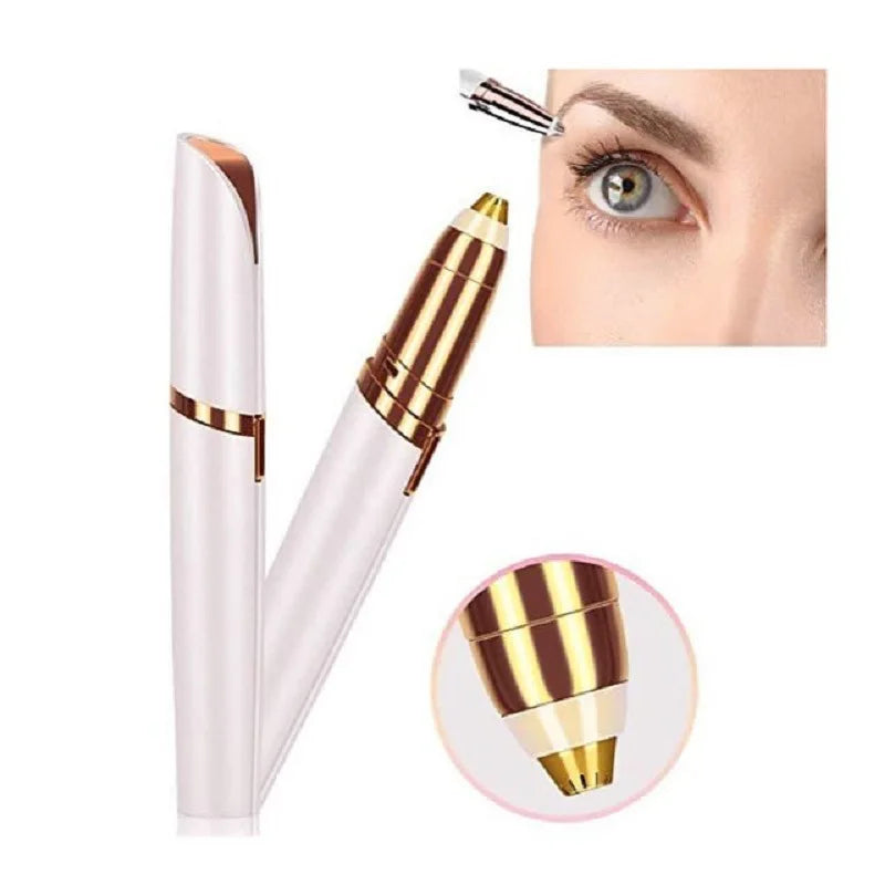 1PCS Electric Eyebrow Trimmer Women's Brow Pencil Automaticving Nose Hair