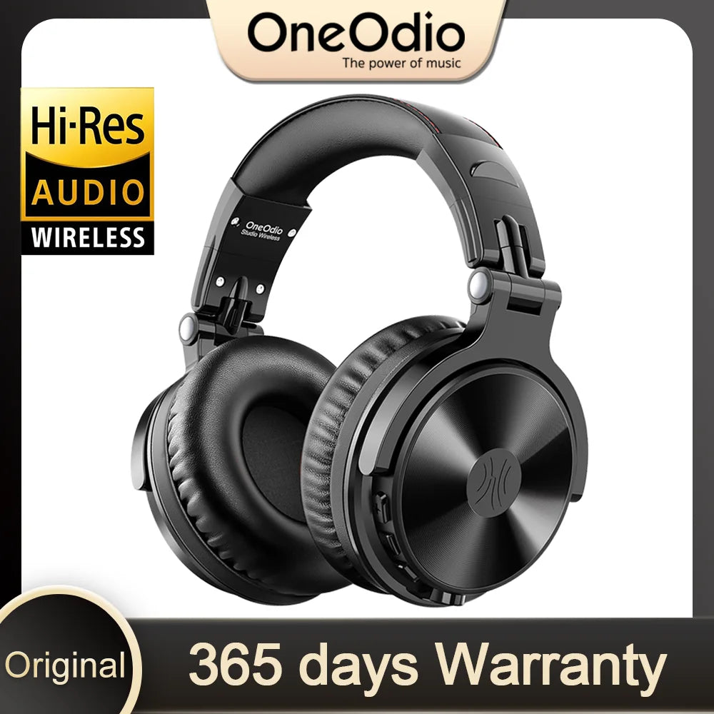 Oneodio Pro-C Wireless Headphones 110H Plat, Deep Bass Stereo