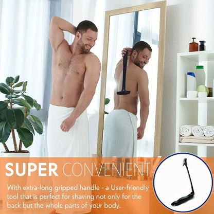 Long Handle Folding Shaver for Men