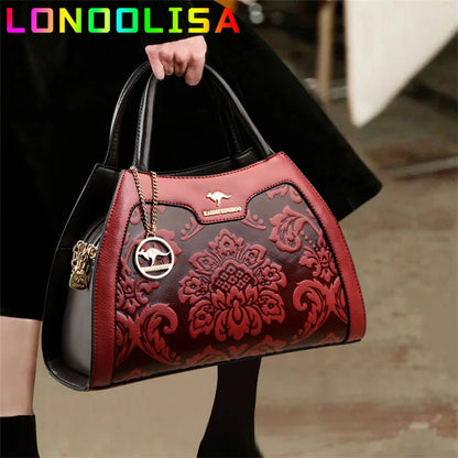 Casual Tote Luxury Leather Handbags Purse Women Bag