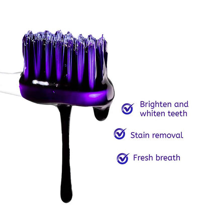 V34 Teeth Whitening toothpaste Mousse Effectively Remove Yellow Plaque Smoke Stain Dental Repair Bright Cleaning Oral Care 30ml