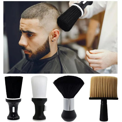 Soft Hair Brush Neck Face Duster Barber Salon Hairdressing Styling Tool