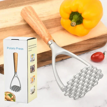 Manual Potato Masher Meat Potato Pressor Tool Whisk Food Cutter Crusher Home Kitchen Gadgets Multifunctional Garlic Pusher