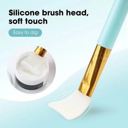 2PCS Silicone Facial Mask Brush DIY Film Adjusting Beauty Tool