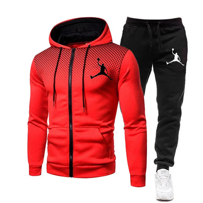 Men's hooded sweatshirt set, best-selling brand men's sports and jogging, 2023