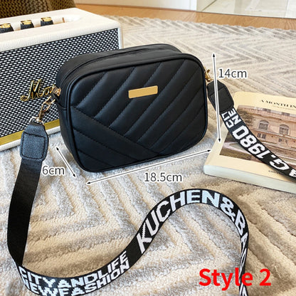 Fashion Solid Color Shoulder Bag Crossse Female