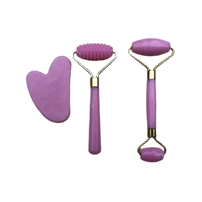 3pcs Set Resin Roller Massager for Face Body Gua al Massager Beauty