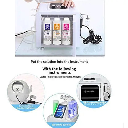 3pcs/Lot 1200ML Hydra Liquid uty Machine Skin Care Deep Cleaning