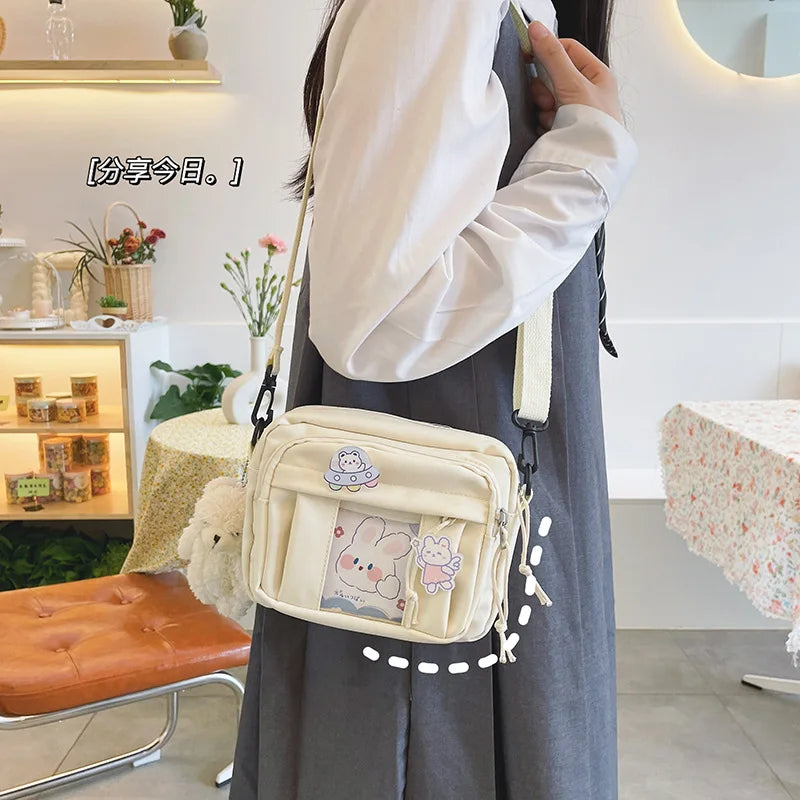 New Kawaii Bag Girls 2023 New JK Transparent Bag