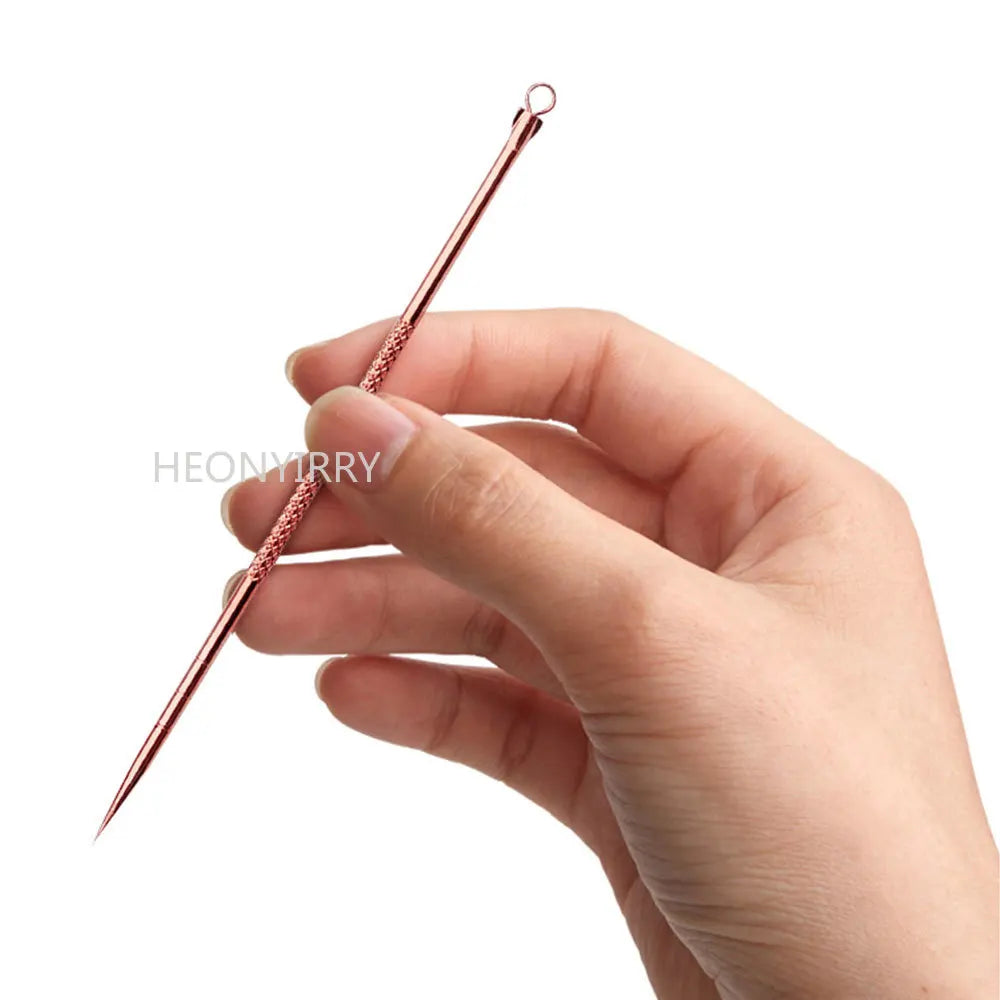 4PCS Acne Blackhead Comedone Black Spot Pimplore Cleanser Needle Hook