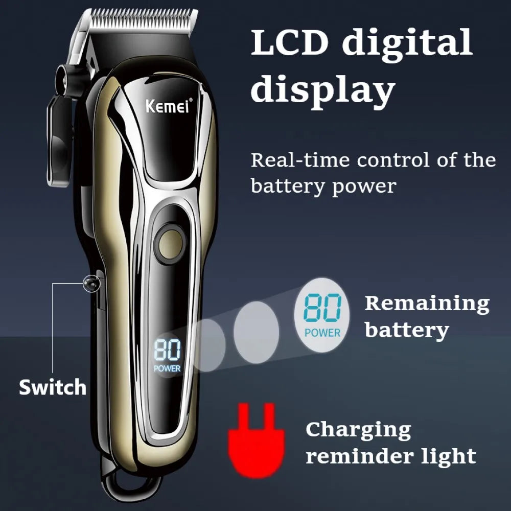 Kemei Hair Clipper Electric Hair Trimmer for men Electric