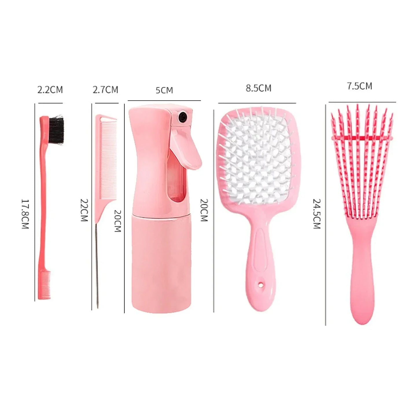 5pcs/set Detangling Hair Brush