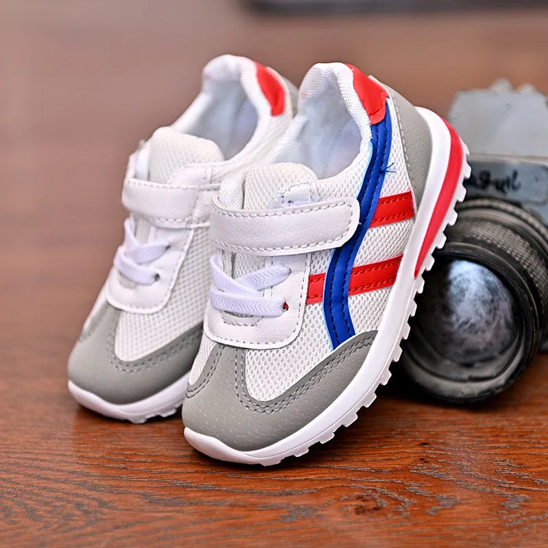 New Four Seasons Children's Sneakers Kids Shoes soft sole non-slip Casual Student Running Shoes Fashion Breathable baby shoe