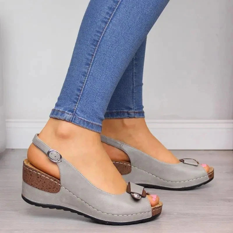 Sandals Women Summer 2023 Soft Bottom Heels